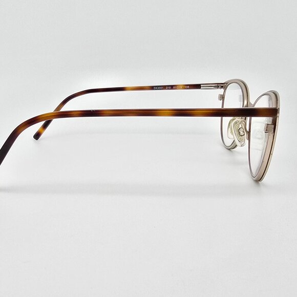 DKNY DK3001 210 Brown Tortoise Cat Eye Eyeglasses Frame w/ Flexhinge 51-16-135 - Picture 5 of 13